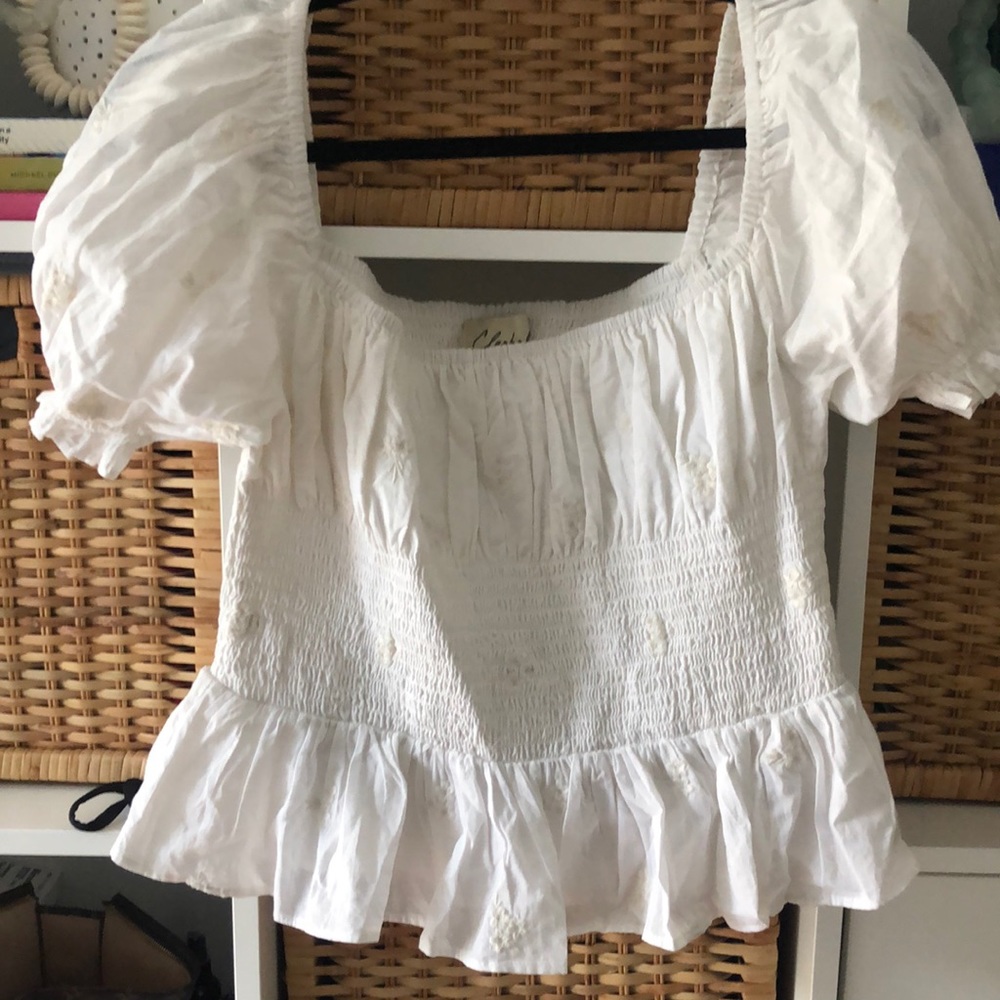 Cleobella White Top Size L